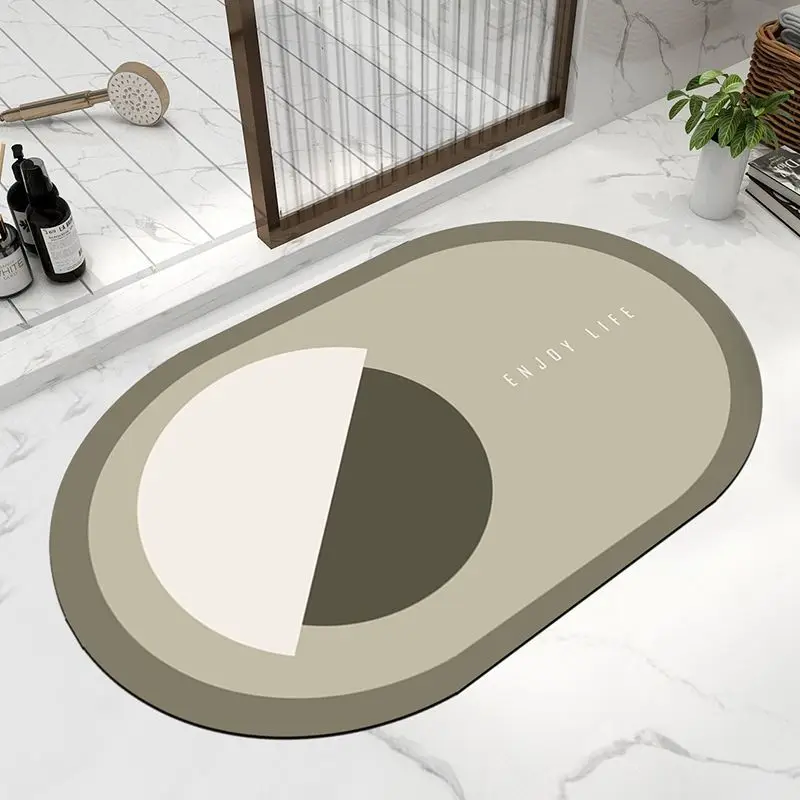 

Bathroom toilet strong absorbent floor Door Mat Rectangle Non-Slip Foot Pad Home Welcome Carpet for Hallway Bath Kitchen Doormat