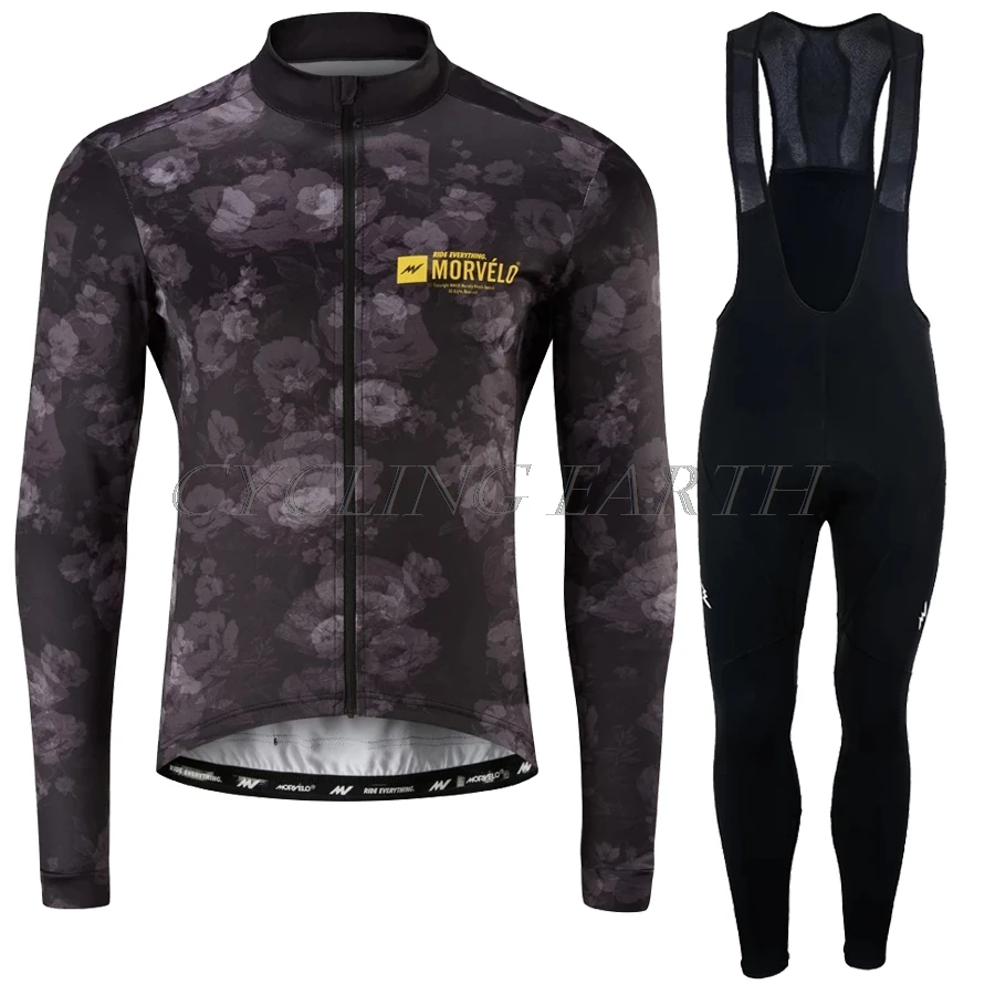 Велосипедная одежда Morvelo осенняя для велоспорта с длинным рукавом Pro Team дышащие