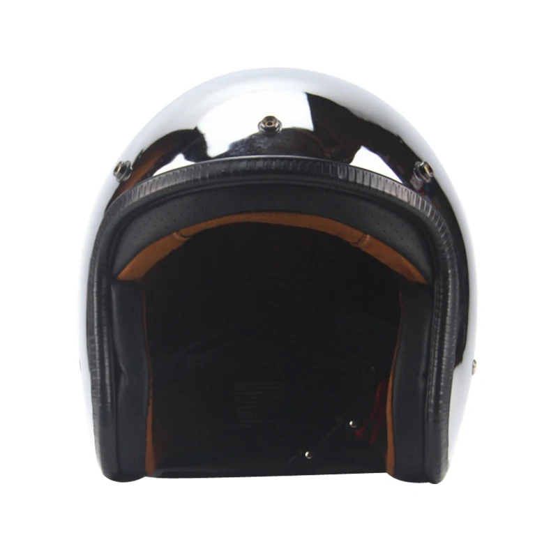 3/4 покрытие мотоциклетные очки винтажные половина шлем для байкерского крейсера