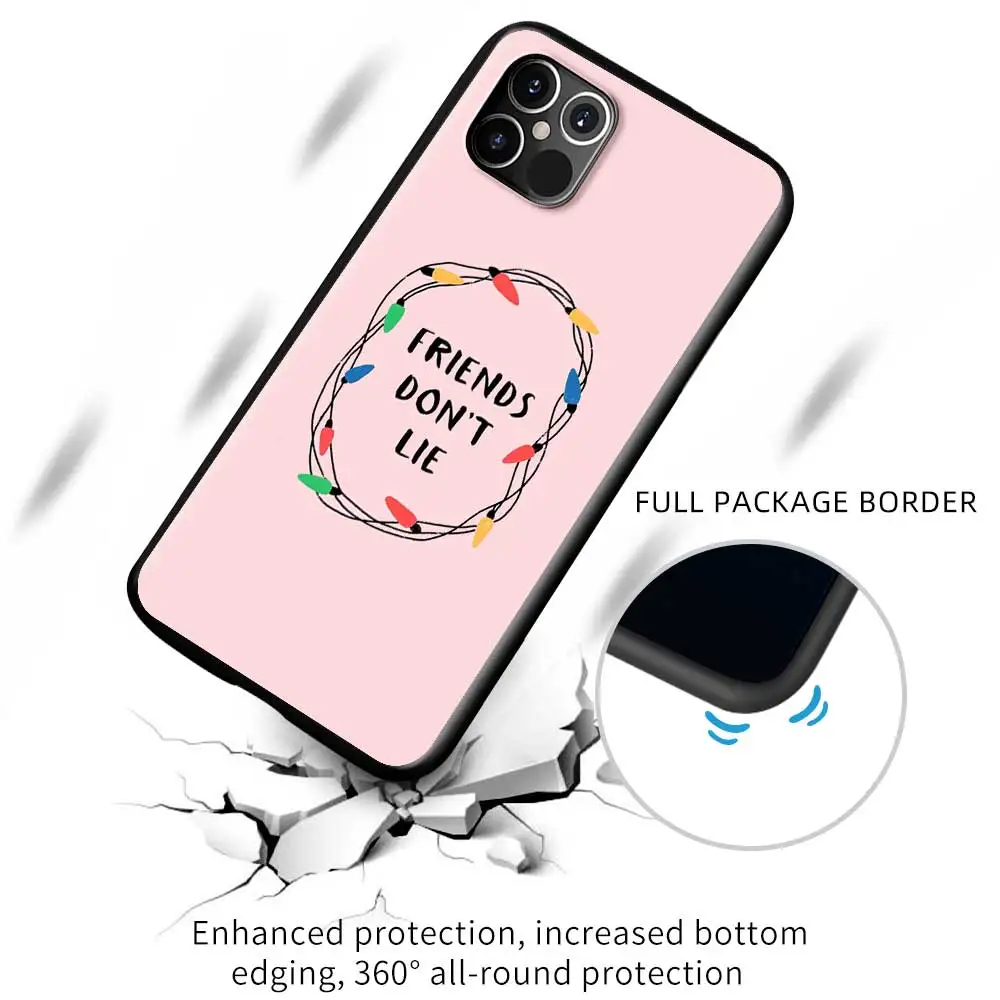 

Stranger Things Soft TPU Phone Case For iPhone 12 Mini 11 Pro X XS Max XR SE 2020 7 8 6 6S Plus Back Shell Cover Coque Fundas