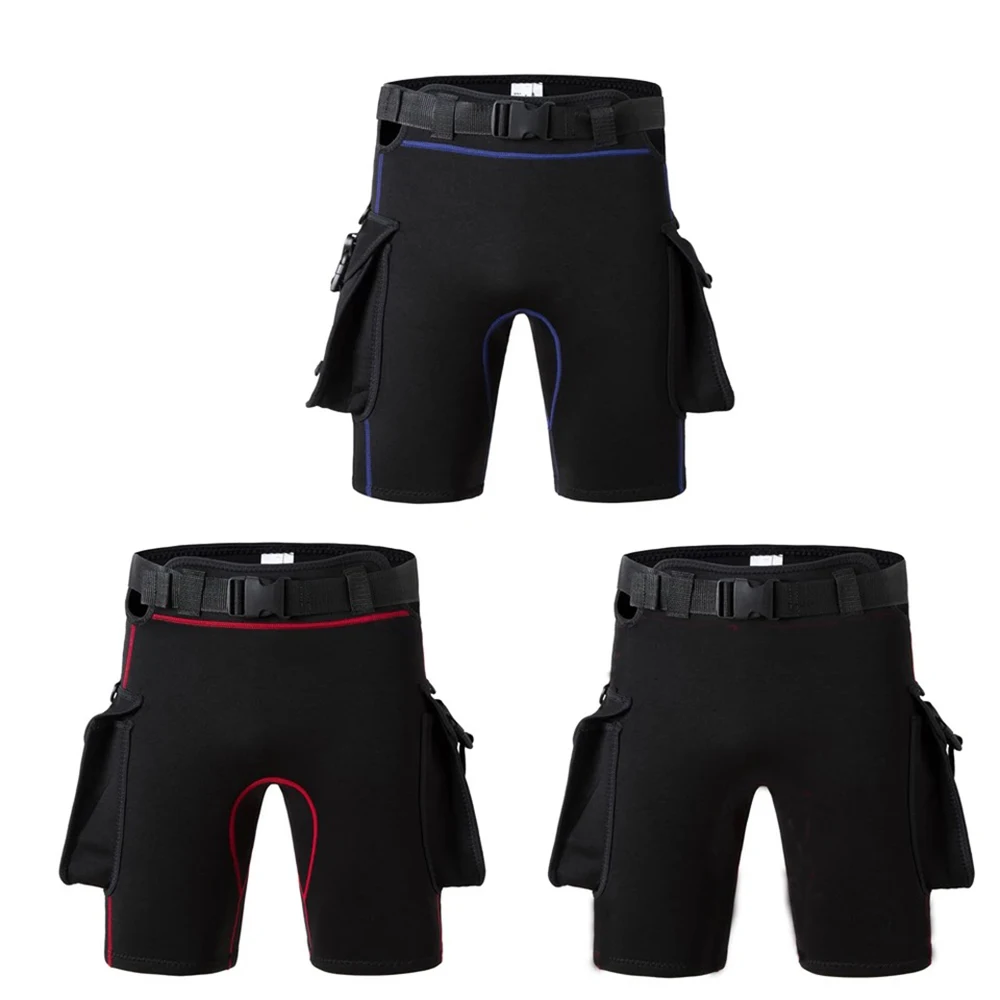 

Погружные штаны с карманами для мужчин и женщин, погружные, с сумкой для ног, бандажные, утепленные, t-шорты для дайвинга