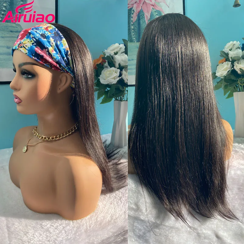 Парики для ленивых девушек на длинной прямой головной убор парики из