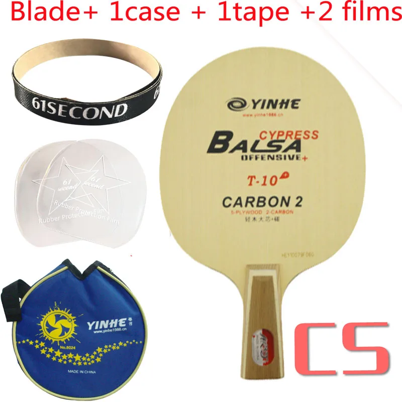 Galaxy Milky Way Yinhe Cypress Balsa T-10+ T 10+ T10+ OFF+ лезвие для ракетки для пинг-понга - Цвет: CS with 1 case