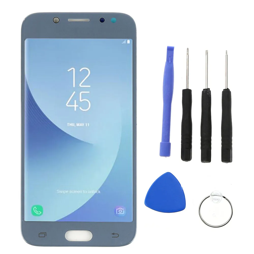 blue with tools Для SAMSUNG GALAXY j5 ЖК-дисплей J530 J530F SM-J530F J5 Pro ЖК-дисплей Дисплей кодирующий преобразователь сенсорного экрана в сборе J530 Экран J530f ЖК-дисплей - Цвет: blue with tools
