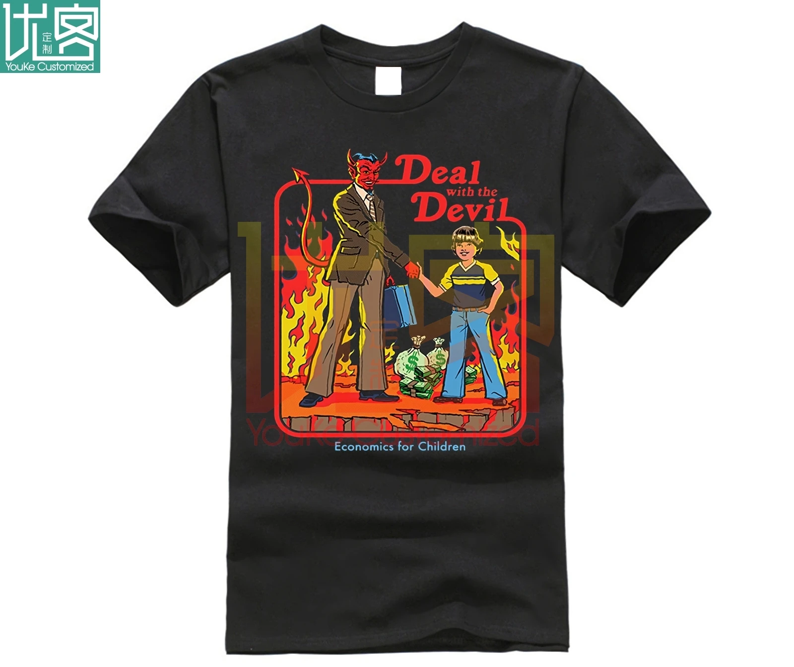 Мужская футболка бренда Deal With The Devil Economy 2019 | одежда