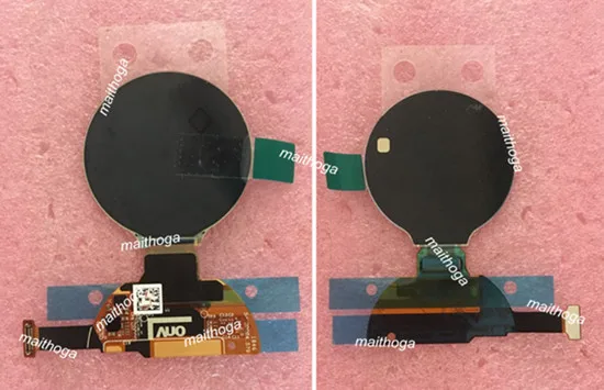 1,2 дюймов 24P HD AM OLED цветной круглый экран AUO W022 ASIC Drive IC 390*390 MIPI+ SPI интерфейс