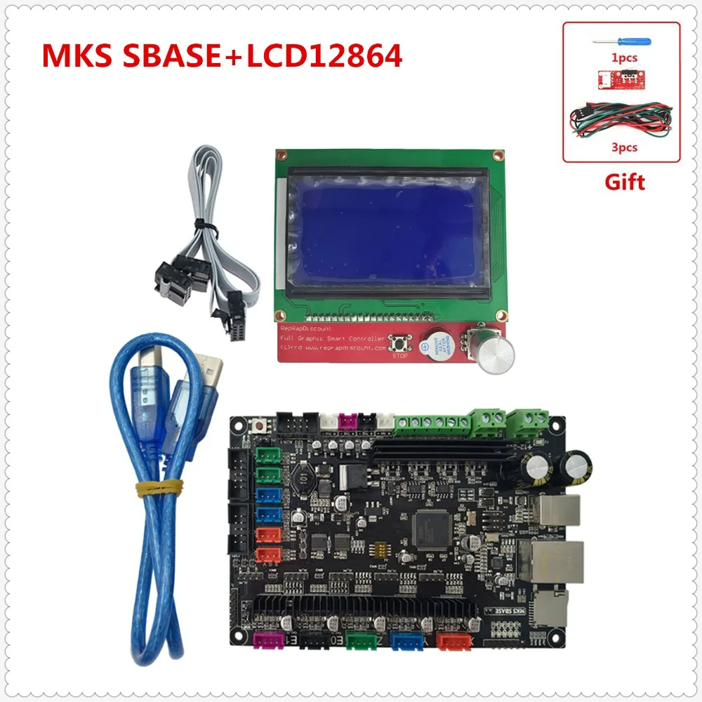 3d принтер MKS SBASE V1.3 smootieware материнская карта все в 1 плата включает контроллер