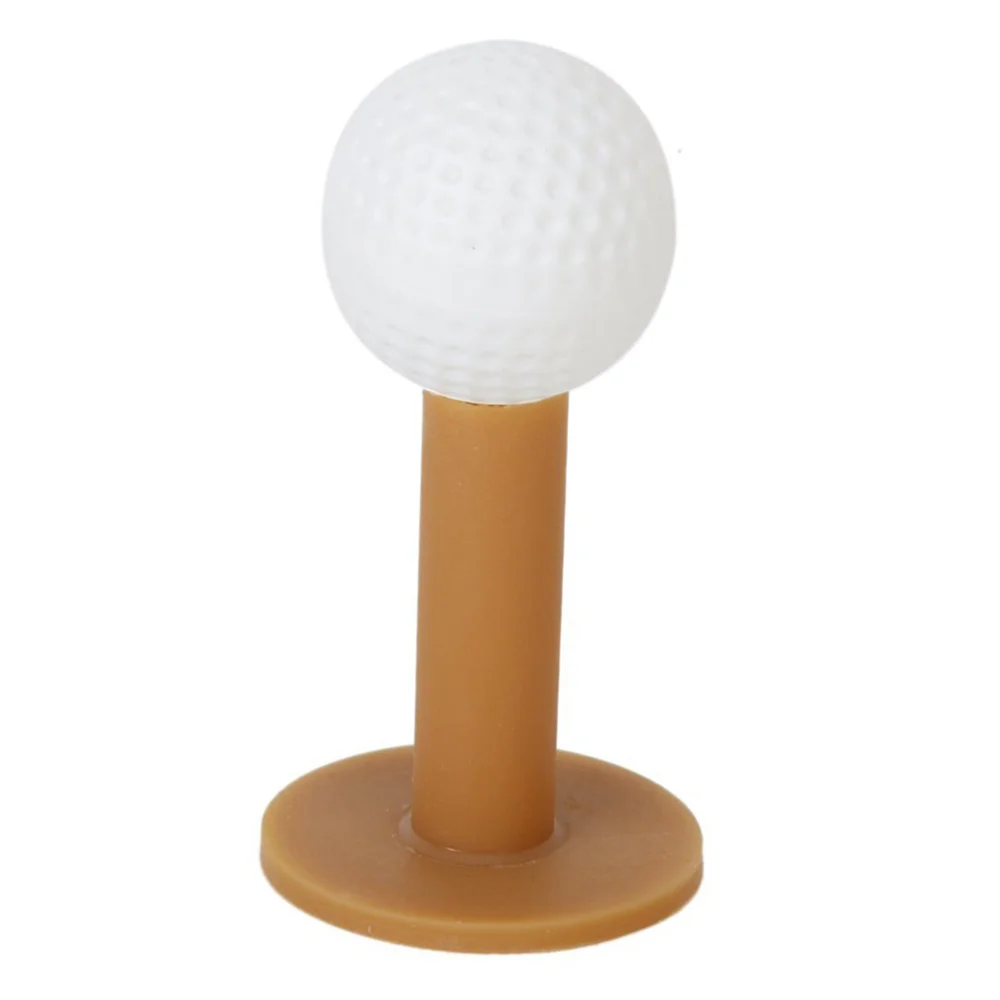 

5pcs 70mm Rubber Tees (Coffee)
