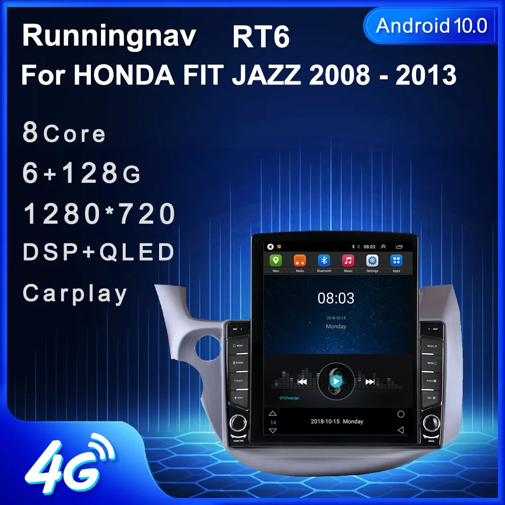 Мультимедийная магнитола для HONDA FIT стерео система под управлением Android 9 7 с GPS и RDS
