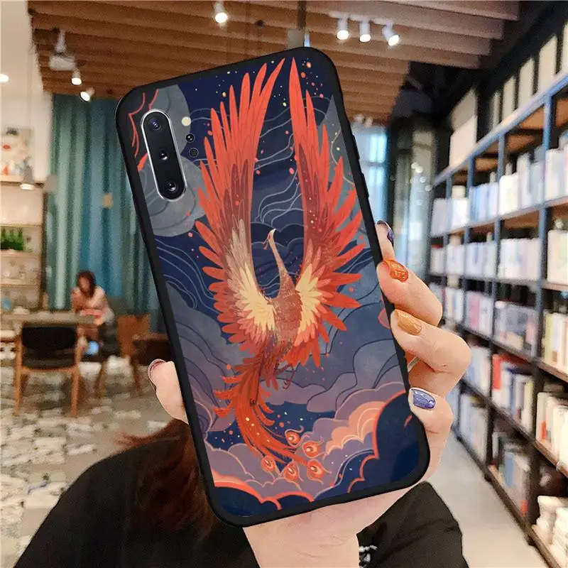 

Chinese style murals Mogao Grottoes art Phone Case For Samsung A50 A51 A71 A20E A20S S10 S20 S21 S30 Plus ultra 5G M11 funda