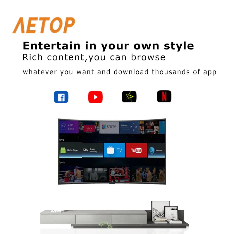 Бесплатная доставка-55 дюймовый пульт дистанционного управления tv android smart 4k hd led