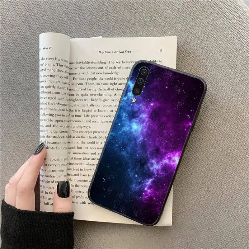 

colorful space for galaxy universe Phone Case For Samsung A20 A30 30s A40 A7 2018 J2 J7 prime J4 Plus S5 Note 9 10 Plus