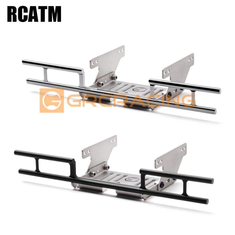 Металлический задний бампер с защитной пластиной для 1/10 RC Crawler Car TRX6 G63 TRX4