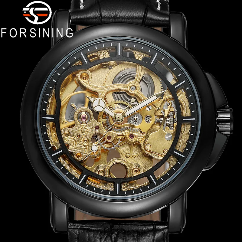 FORSINING мужские наручные часы автоматические механические военные армейские