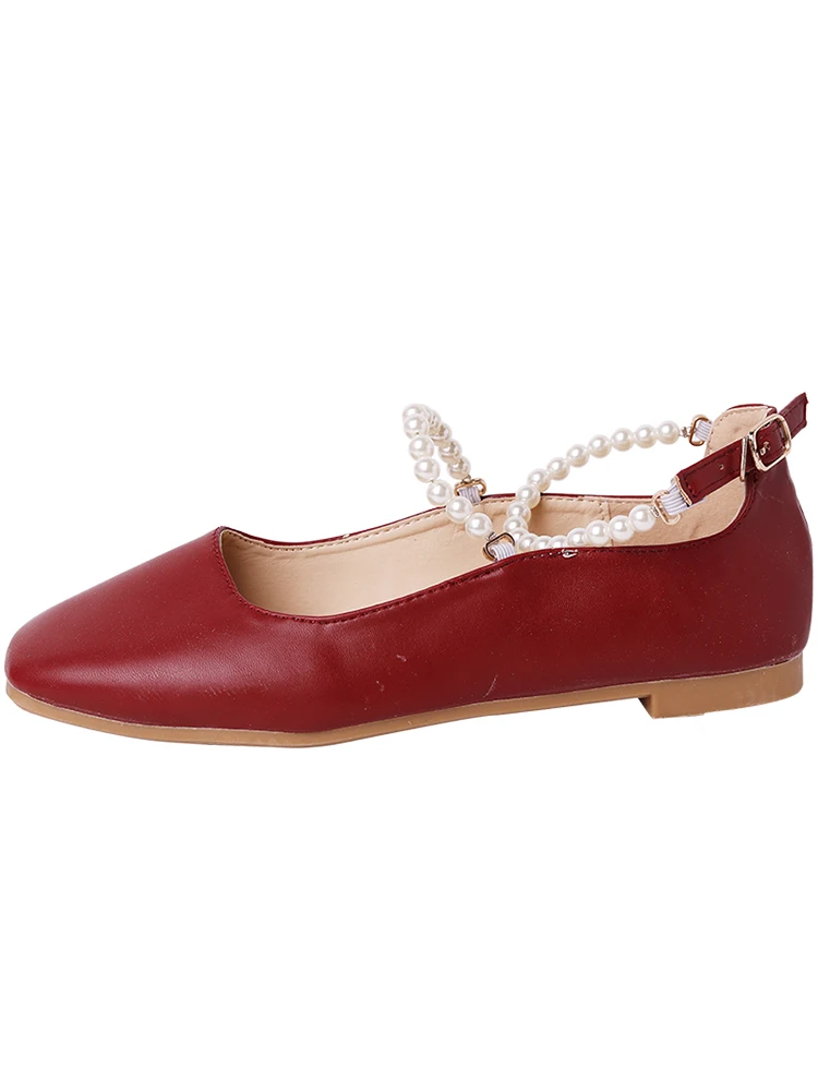 

Women's Sneakers Summer 2021 Woman-shoes Shoes New Roses Fashion Casual Rubber Flat Solid Fretwork Buckle Strap Square Toe Mary