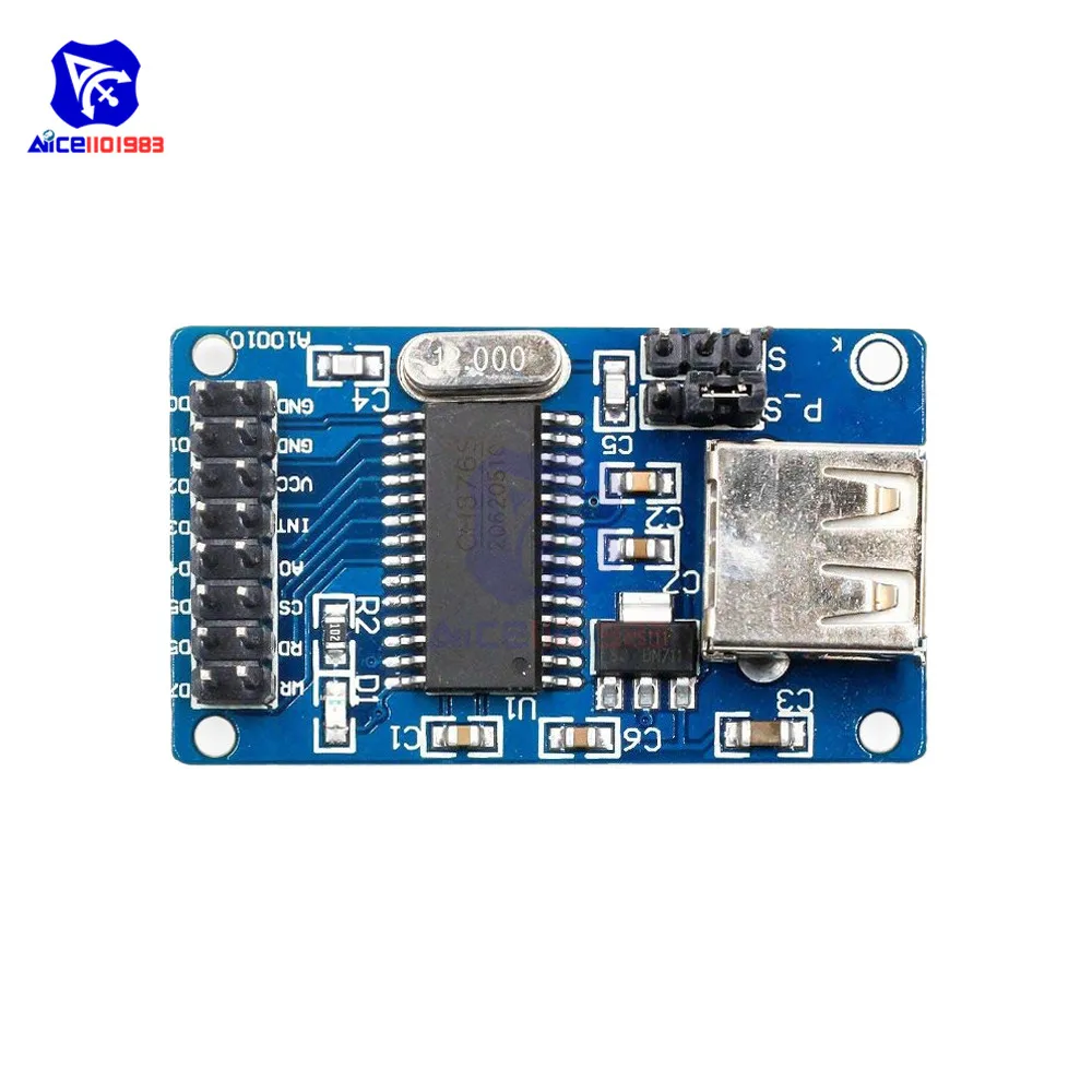 Дисковый модуль USB diymore CH376 CH376s|usb module|transfer controller |
