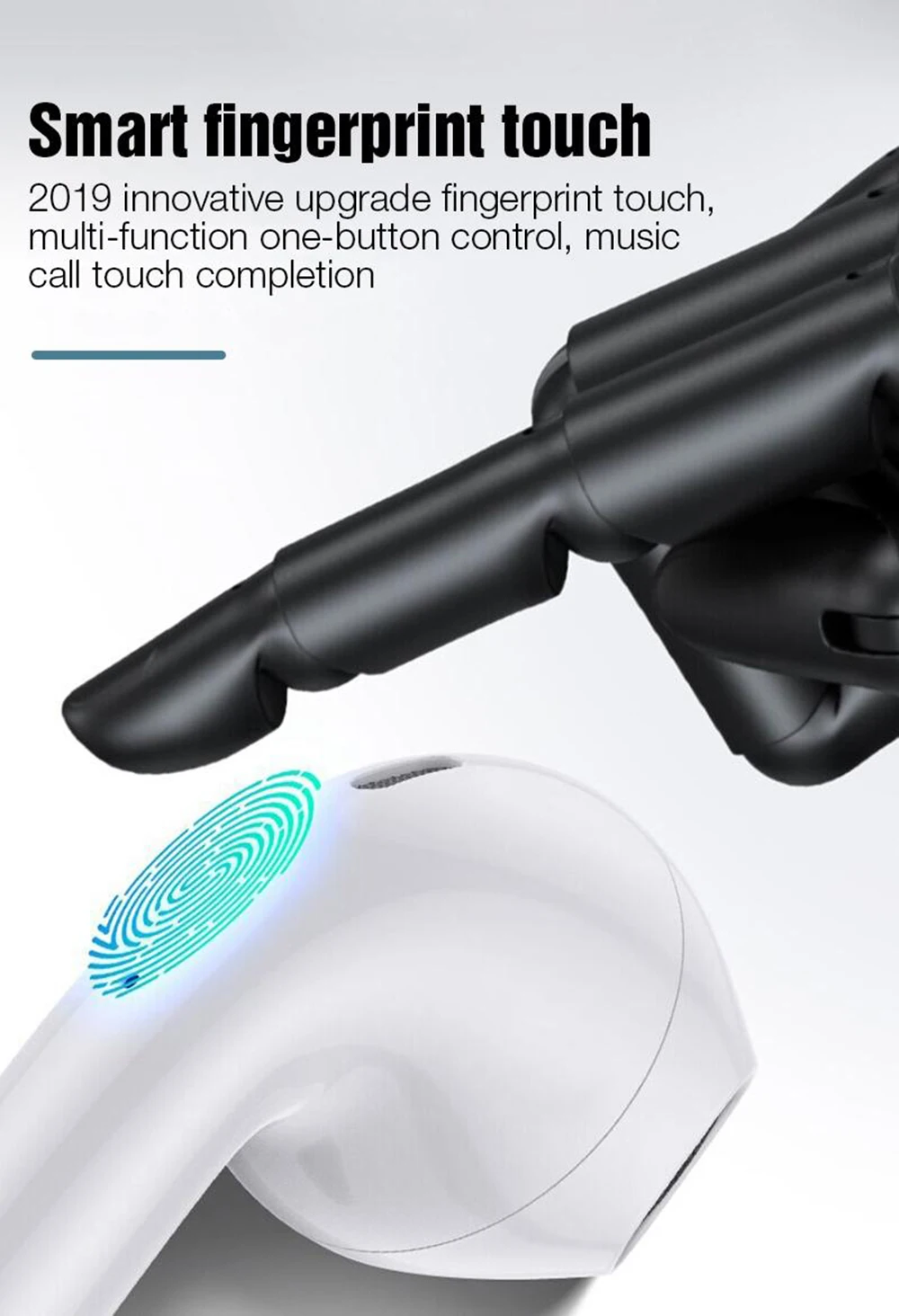 i20 tws Bluetooth Wireless Earphones Earbuds Wireless charging function sports headset For Iphone android Smart Phone earpiece