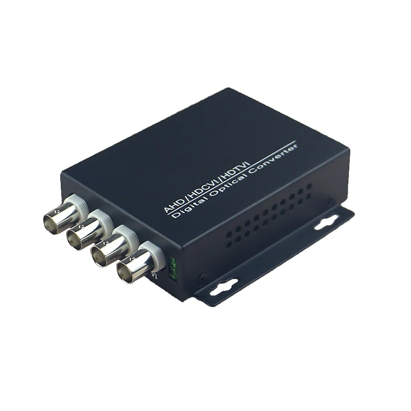 4 канала 960P 720P AHD TVI CVI видео волоконно-оптический преобразователь для 1.3MP/1MP AHD/CVI/TVI