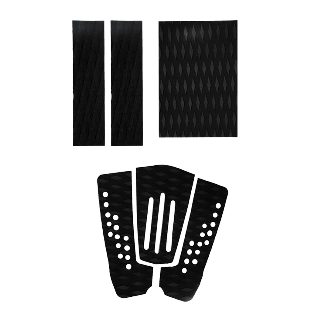 6 шт. клейкая черная EVA доска для серфинга Тяговая площадка палубная ручка