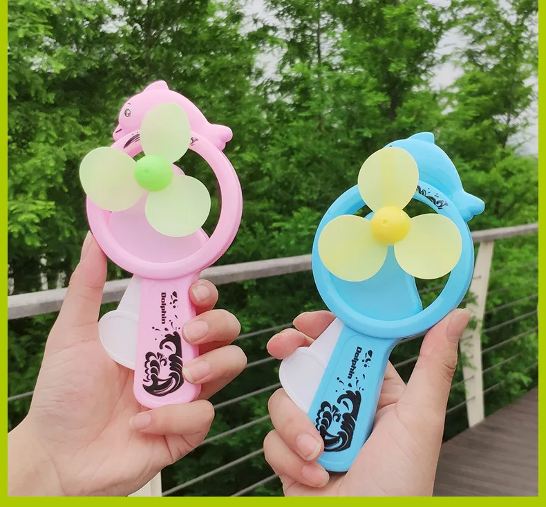 Мини вентилятор ручной работы с мультяшными животными оптовая продажа летних