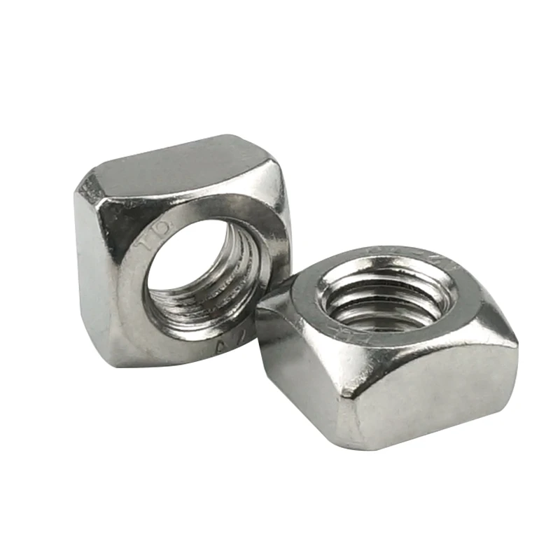 luhuichang 5-50pcs A2 Stainless Steel M3 M4 M5 M6 M8 M10 Square Nuts Din557 | Обустройство дома