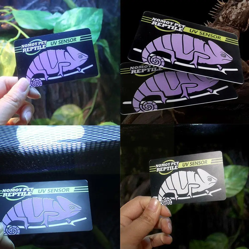 

10 Seconds To Detect Reptiles Crawling Pets Uvb Uv Test Card Effective Terrarium Life Uv Uv Tester Reptiles Lamp Meter Pape C7w1