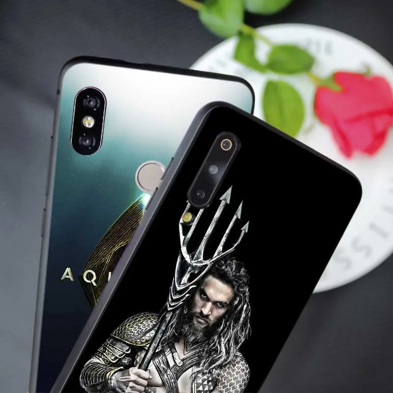 Чехол Aquaman для xiaomi mi 10 pro 9 9t se 8 pocophone f1 a3 mix 3 Прозрачный мягкий силиконовый чехол