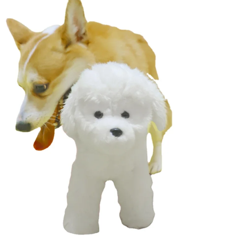 

S M Dog Vent Supplies Male Estrus Bite-Resistant Vocalization Relieving Stuffy Artifact Teddy to Sleep with Soothing Plush Toy