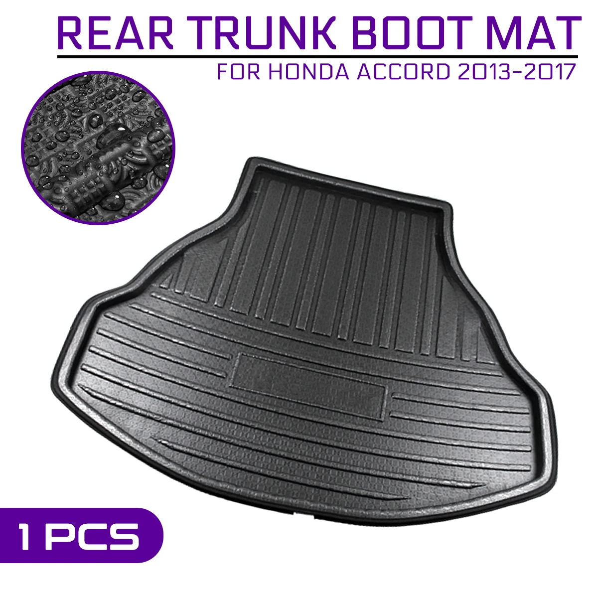 

Автомобильный напольный коврик, противогрязевой коврик для заднего багажника Honda Accord 2013 2014 2015 2016 2017