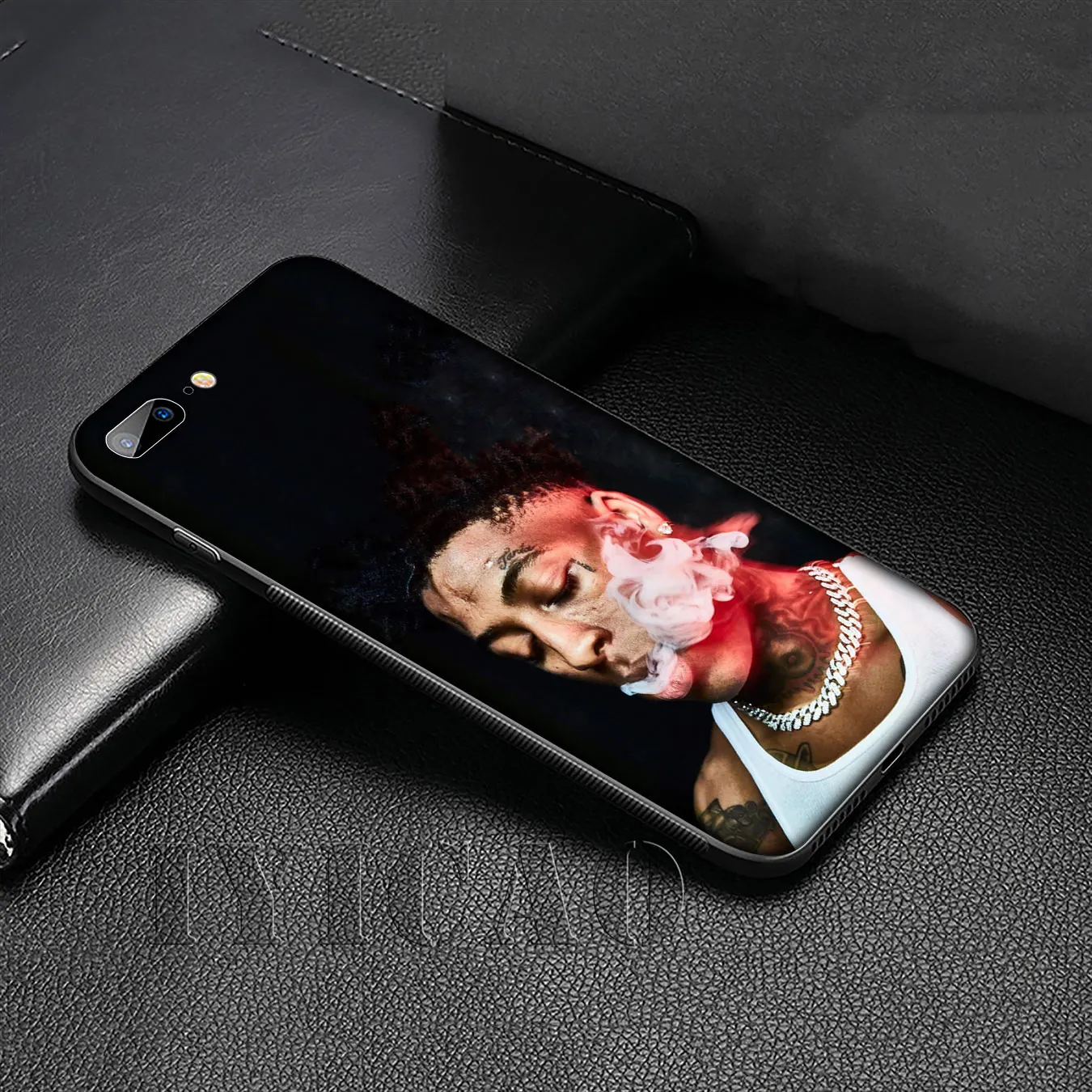 YoungBoy Never Broke Again Soft Silicone Cover Case for iPhone 11 Pro XR X XS Max 6 6S 7 8 Plus 5 5S SE Black Phone |