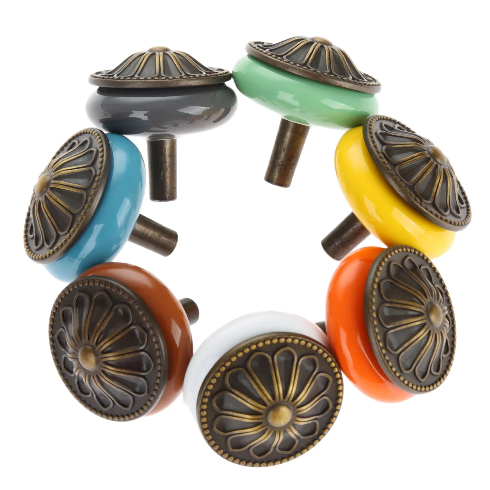 DRELD 1 шт. домашний мебельные ручки современный керамические для шкафа и двери