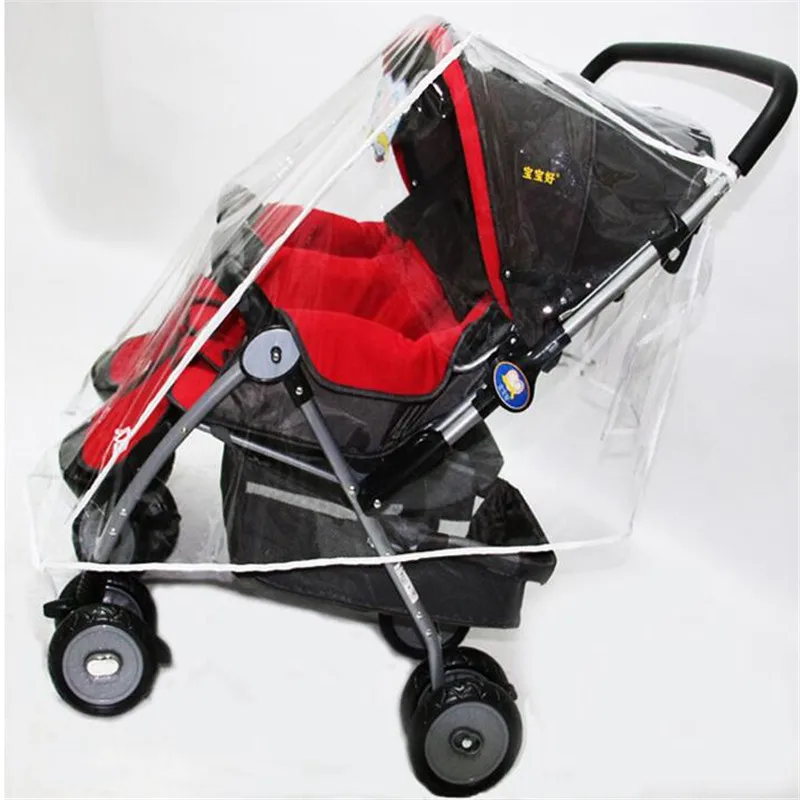 

Double Stroller Rain Cover Twin Stroller Raincoat Wind Cover Wind Dust Weather Shield Baby Stroller Accessories