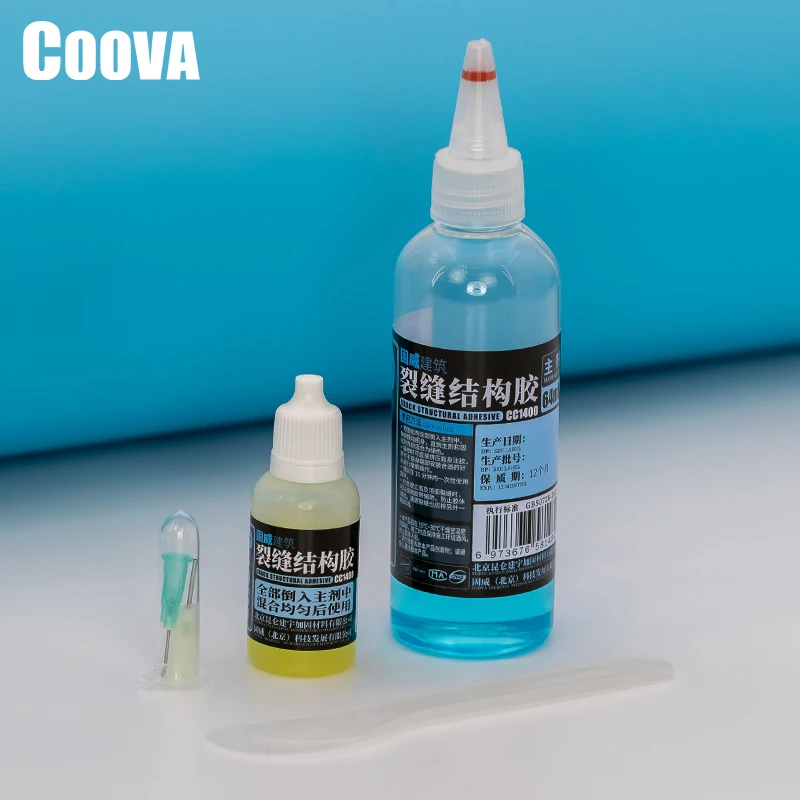 

C1480 COOVA Epoxy Resin AB Resina Epoxi Glue Resine Epoxy Adhesive Used For Concrete Floor Crack Filler Agent Repairs Glue