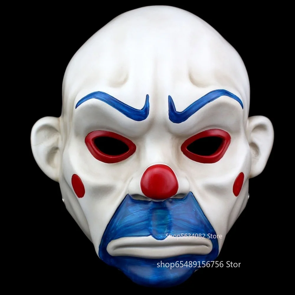 

High-grade Joker Bank Robber Mask Clown Latex Mask Masquerade Carnival Party Fancy Christmas Gift Prop Accessory Set Knight Mask