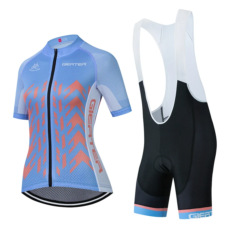 

Women's Bicycle Clothing Summer Short Sleeve Cycling Suit Top Quality Cycling Jersey Sets Anti-UV Bike Shirts Ropa Ciclismo
