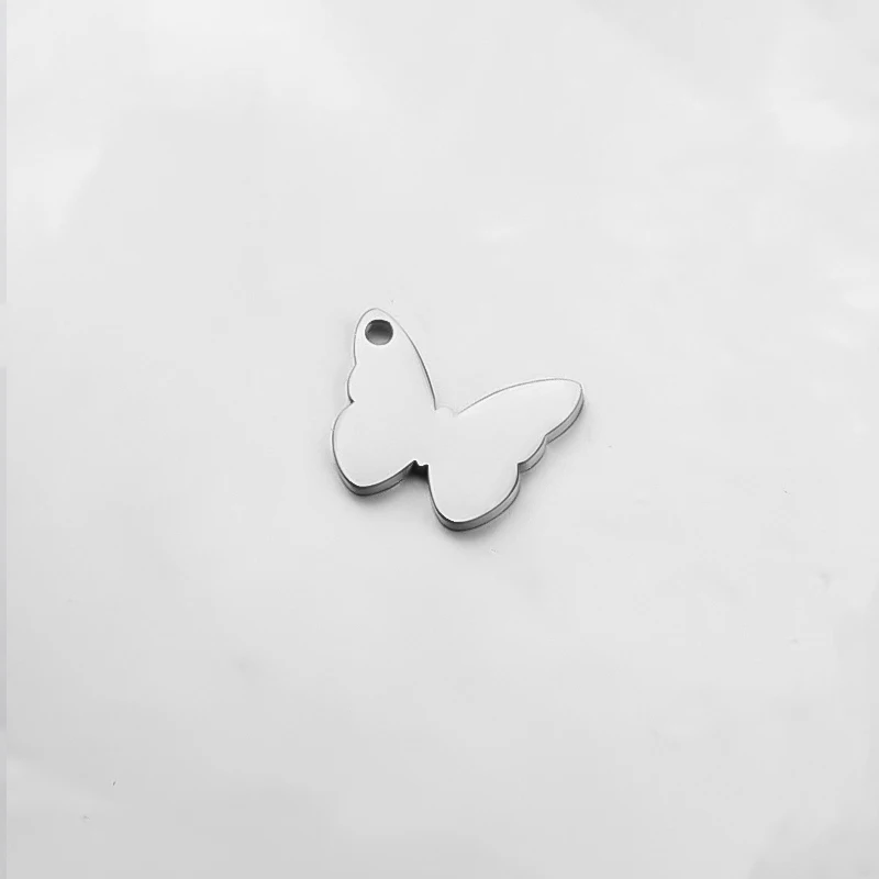 Semitree 5 шт. Новинка Нержавеющая Сталь животное Бабочка ожерелье Подвески Браслет