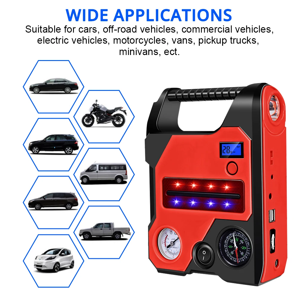 Автомобильный стартер портативное USB мобильное зарядное устройство резервного