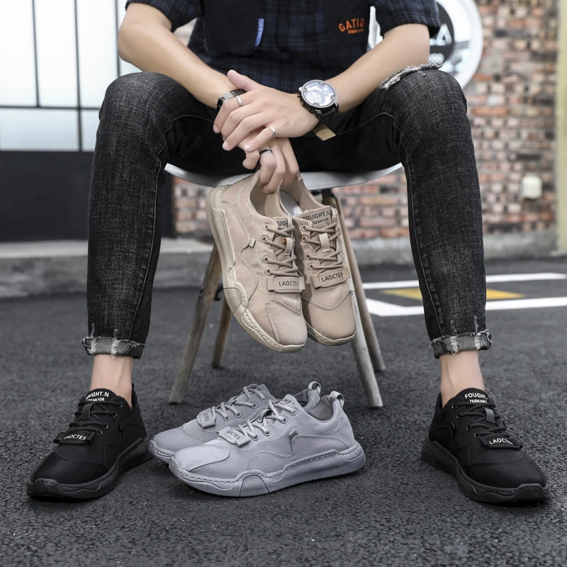 

YEINSHAARS New Breathable Casual Men Shoes Adult Male Spring Sneakers Men Footwear Running Shoes Comfort Lightweight Footwear