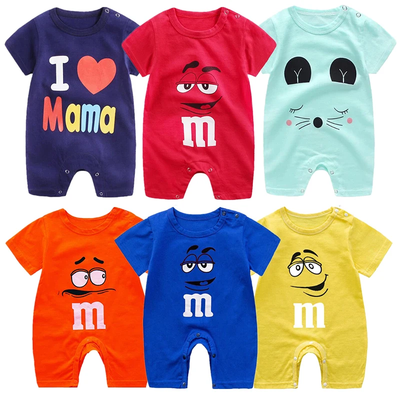 

2022 2021 Summer Boys And Girls Fashion Ha Cloth Newborn Baby Climbing Clothes Brands Baby Girl Romper Infant Animal Costumes