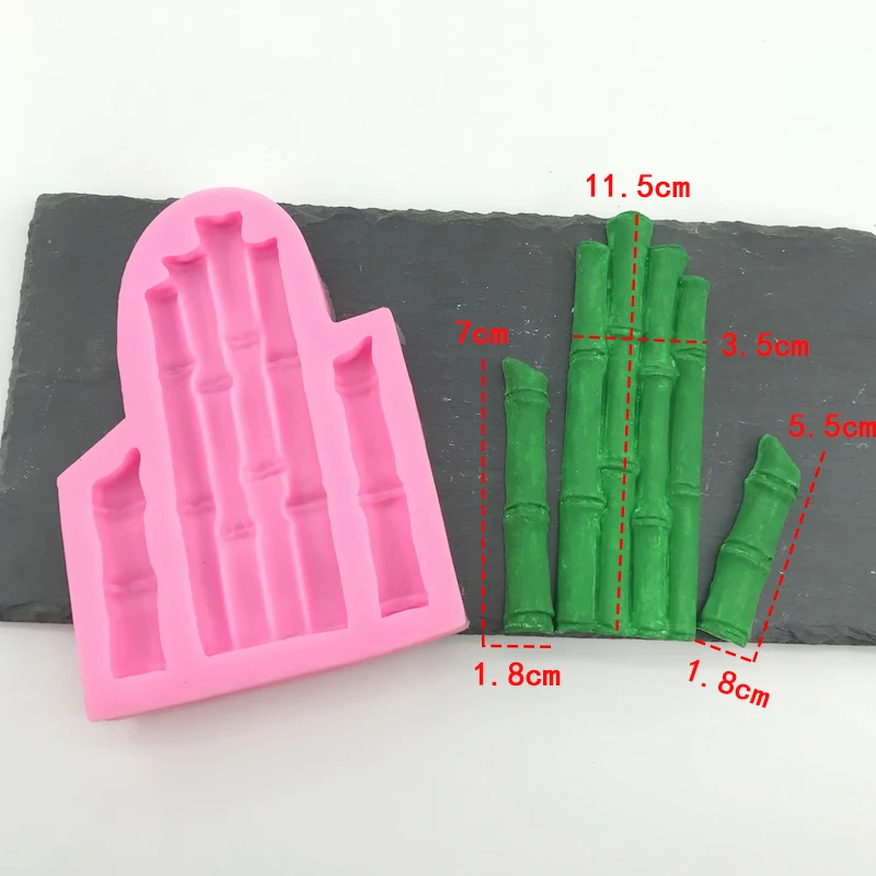 

DIY Bamboo Leaf Panda Shape Silicone Fondant Resin Sugarcraft Mold For Pastry Cup Cake Decorating Kitchen Tool