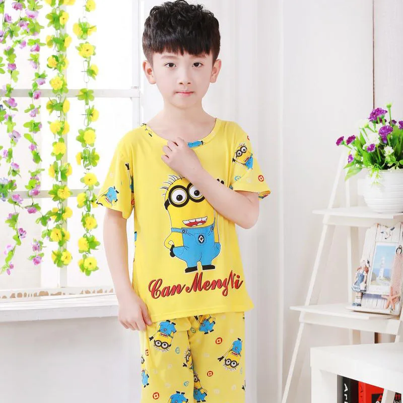 Пижамный комплект детский с коротким рукавом и шортами|Комплекты пижам| |