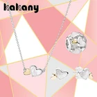 Весенний новый высококачественный оригинальный элегантный костюм в форме сердца из стерлингового серебра 100% пробы, модный и романтический подарок для женщин