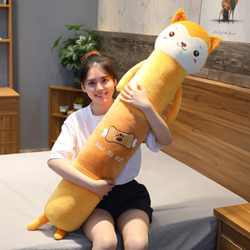 Babyinner мультяшная Подушка плюшевая кукла животного 90/140/170 см Милая Удобная подушка