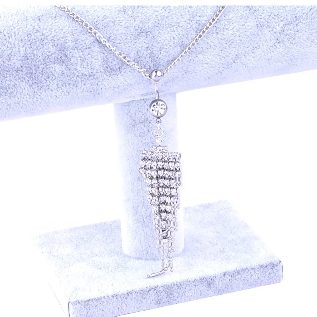 Y00016 Двойная Цепочка с кисточкой цепочка на талию украшение для пупка кристаллами