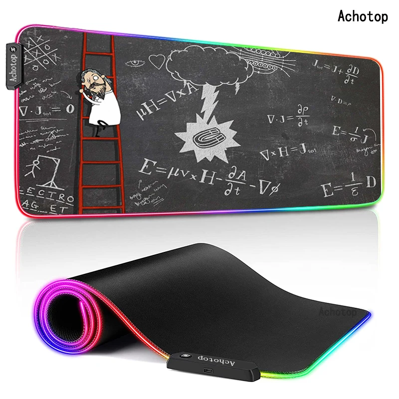 

Игровой коврик для мыши RGB 900x400, большой игровой коврик для мыши, компьютерный игровой коврик для мыши, Настольный коврик для клавиатуры, игр...
