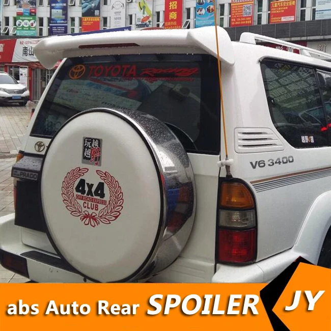 For TOYOTA LAND CRUISER PRADO Spoiler fj90 3400 spoiler High Quality ABS Material Car Rear Wing Primer Color | Автомобили и