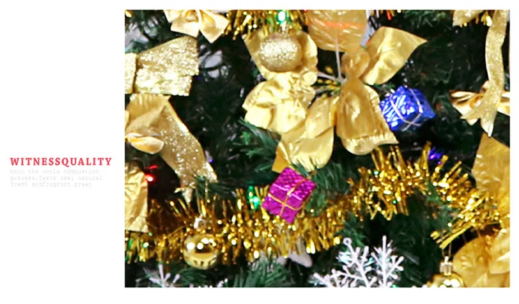 

1.5M Christmas Tree Decoration Package 150cm Luxury Encryption PVC Luminous Imitation DIY Decoration Set