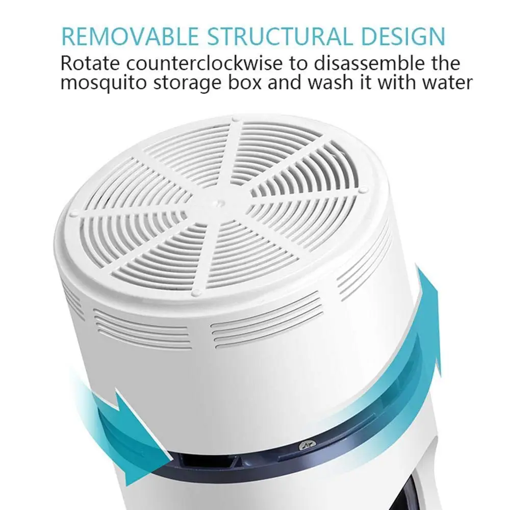 Лампа-убийца от комаров не шумит УФ ночник светильник USB насекомые ловушка для