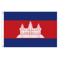 free shipping xvggdg cambodia flag banner 90150cm hanging cambodia national flag