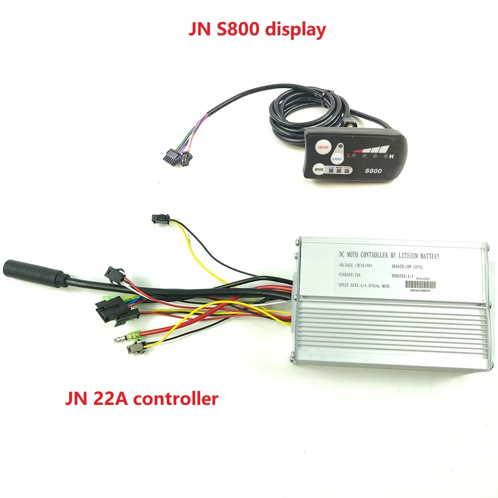 Когда-нибудь S800 дисплей 36 В/48 В 15A 22A контроллер 250W350W500W серии JN Электрический велосипед Стандартный квадратный контроллер Функция